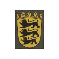 Wappen Baden-Württemberg 50x70mm Oliv, Klett Patch