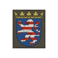 Wappen Vorarlberg 50x68mm Oliv, Klett Patch