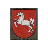 Patch Flagge Schweden 80x50mm, Klett