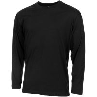 US Shirt,  langarm, schwarz,  170 g/m²