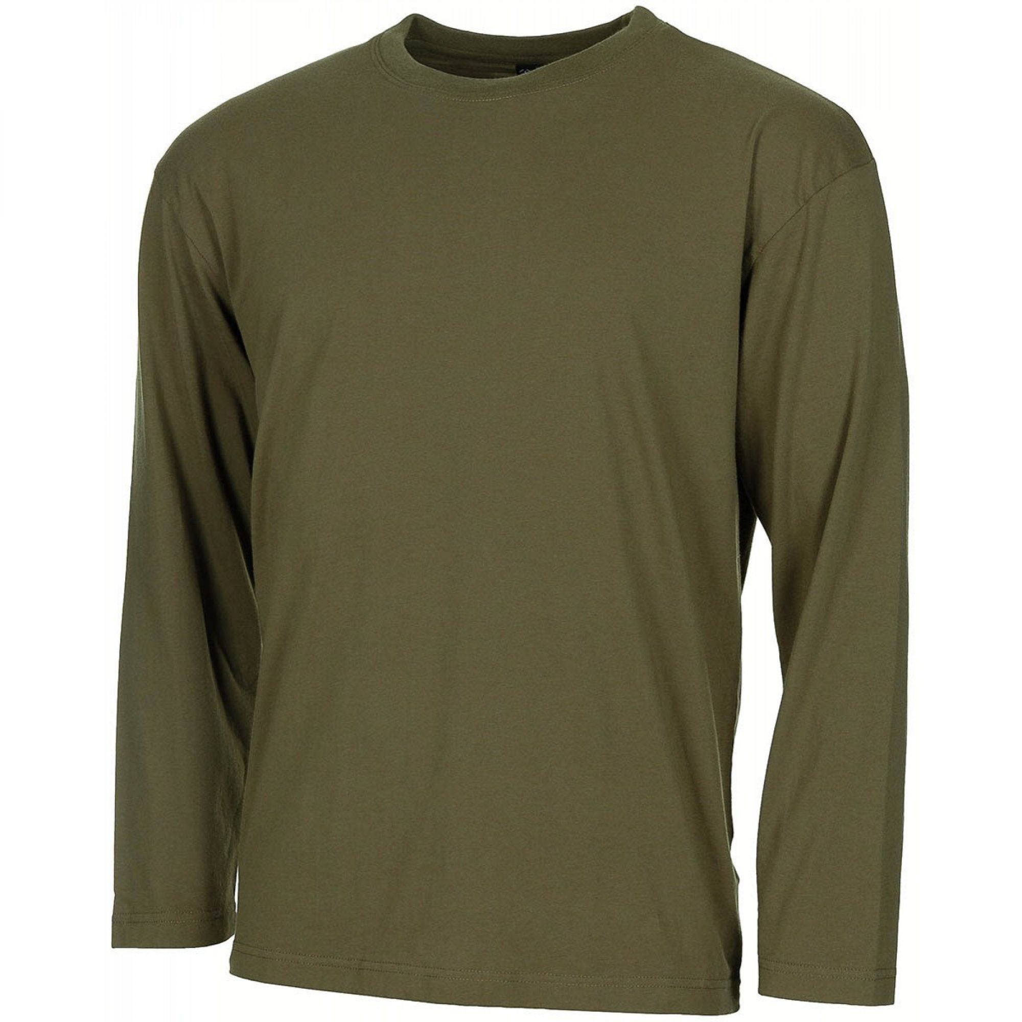 US Shirt,  langarm, oliv,  170 g/m²