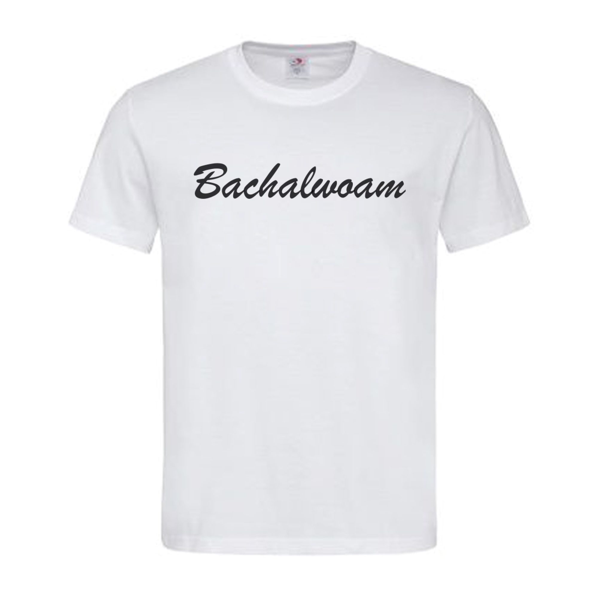 T-Shirt Salzburg Bachalwoam – Lauwarm in Mundart, Dialekt