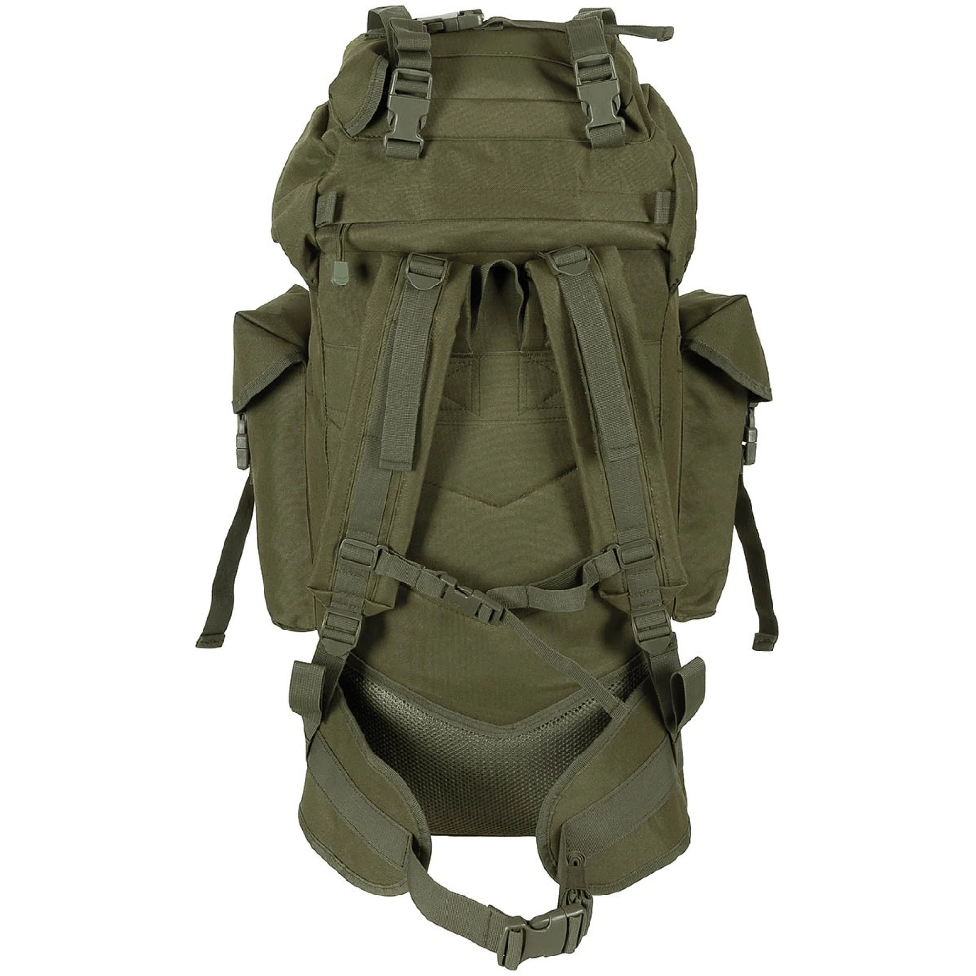 BW Kampfrucksack,  "MOLLE", 65 l,  Alu-Aussteifung,  oliv – Bild 2