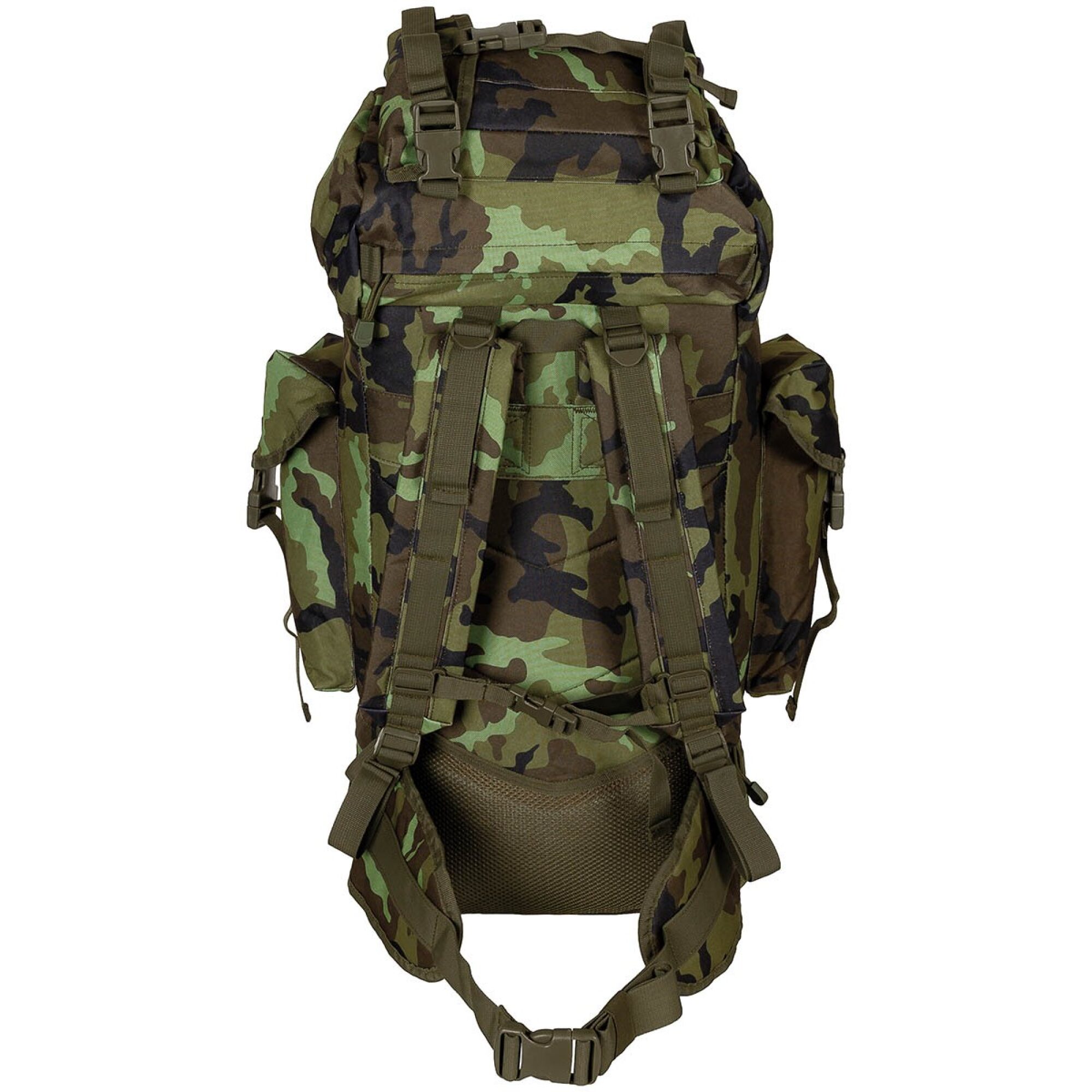 BW Kampfrucksack,  "MOLLE", 65 l,  Alu-Ausst.,  M95 CZ tarn – Bild 2