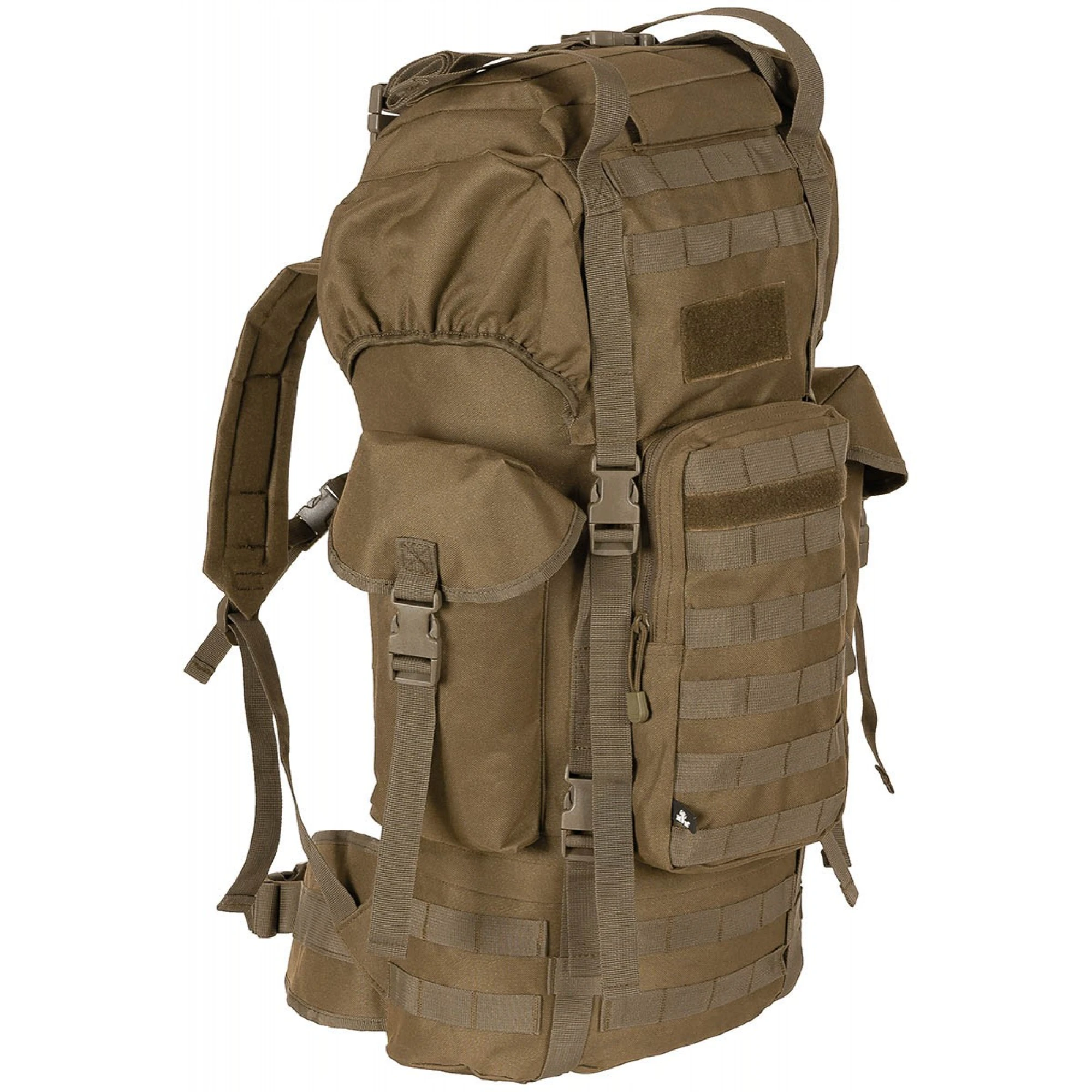 BW Kampfrucksack,  "MOLLE", 65 l,  Alu-Aussteifung,  coyote – Bild 3