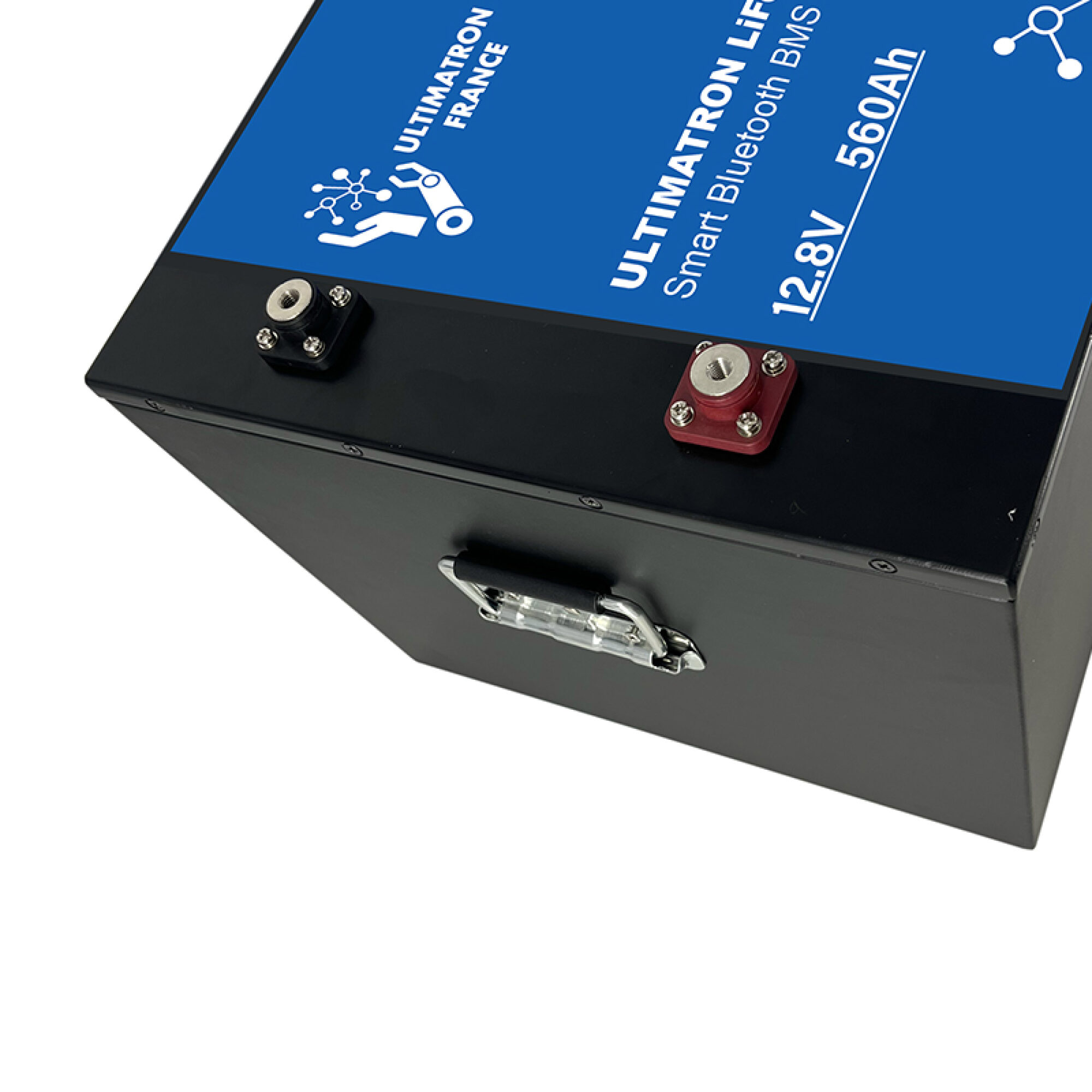 Ultimatron LiFePO4 12.8V 560Ah Lithium Batterie Smart BMS mit Bluetooth für Wohnmobil