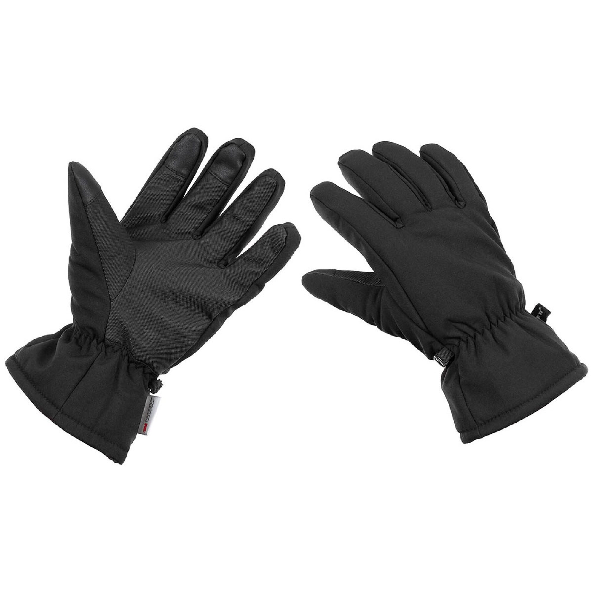 Fingerhandschuhe,  Softshell, schwarz,  3M™ Thinsulate™