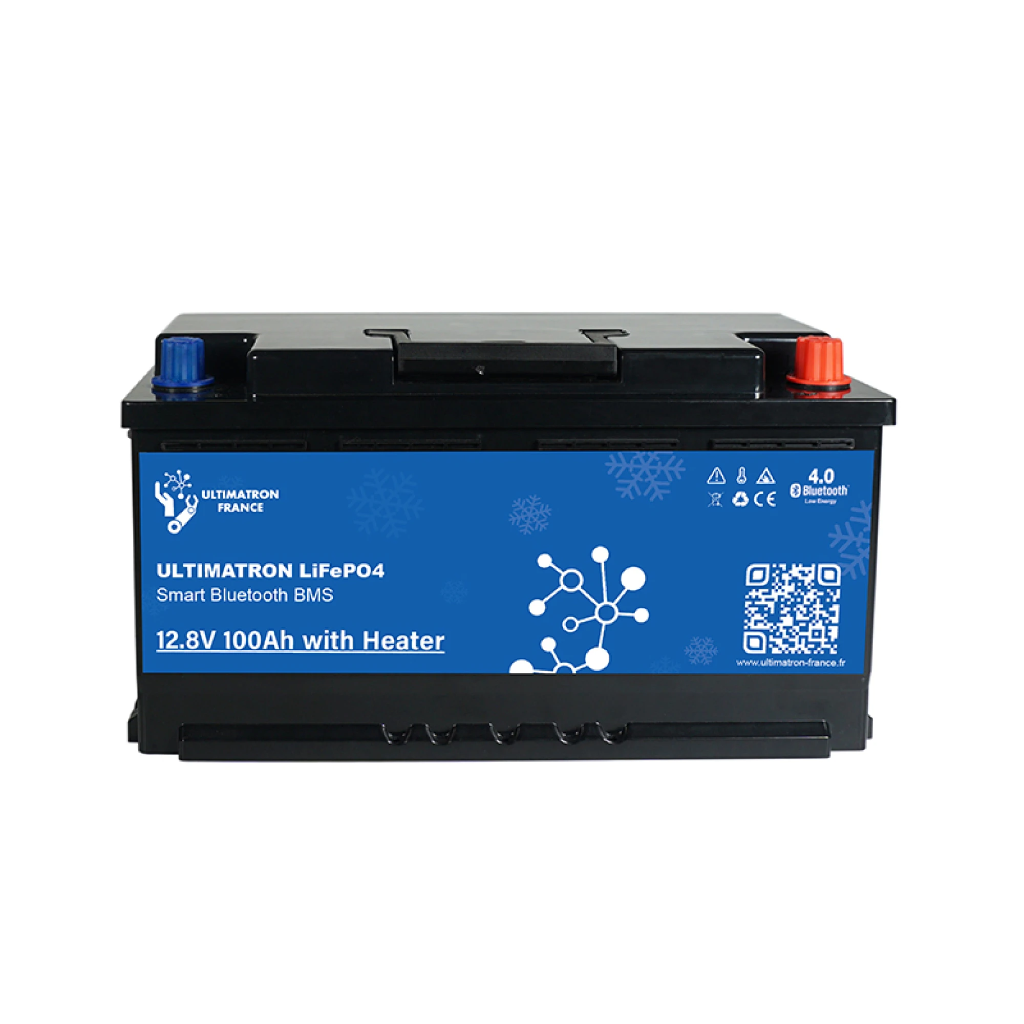 Ultimatron LiFePO4 Untersitz-12.8V 100Ah Lithium Batterie Smart BMS mit Bluetooth Wohnmobil Untersitzbatterie – Bild 3