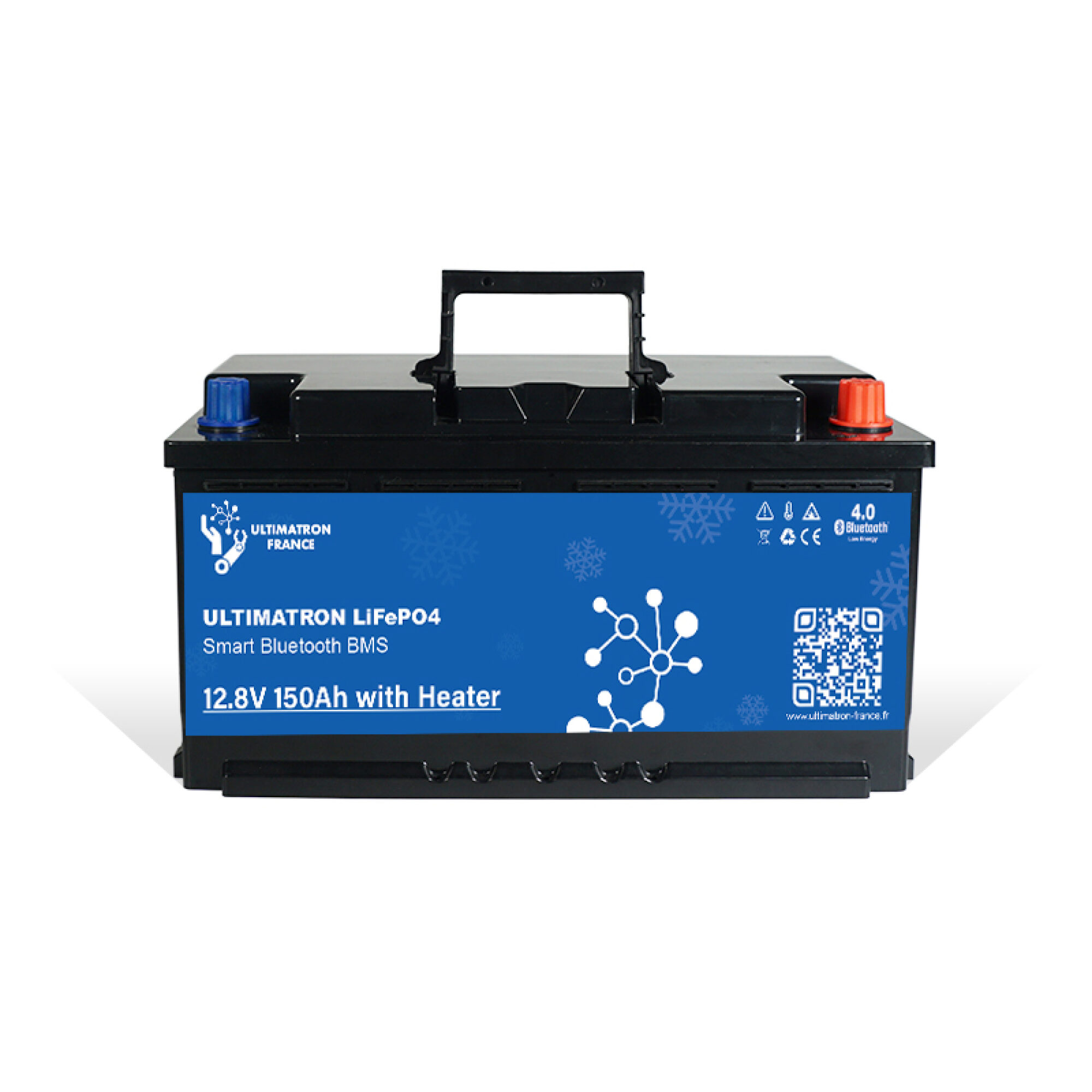 Ultimatron LiFePO4 Untersitz-12.8V-Heizung 150Ah Lithiumbatterie Smart BMS mit Bluetooth Wohnmobil Untersitzbatterie mit Heizung – Bild 4