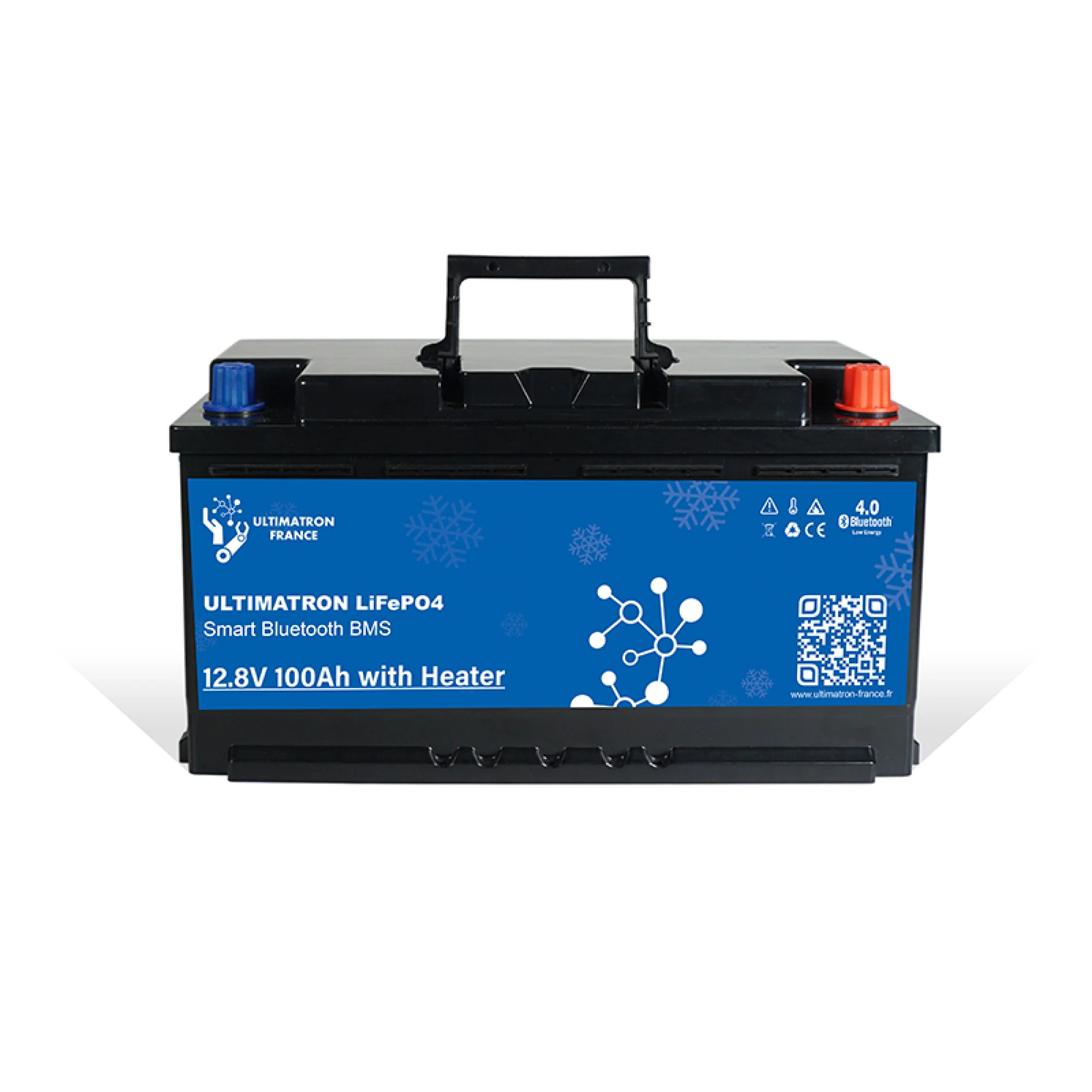 Ultimatron LiFePO4 Untersitz-12.8V 100Ah Lithium Batterie Smart BMS mit Bluetooth Wohnmobil Untersitzbatterie – Bild 4