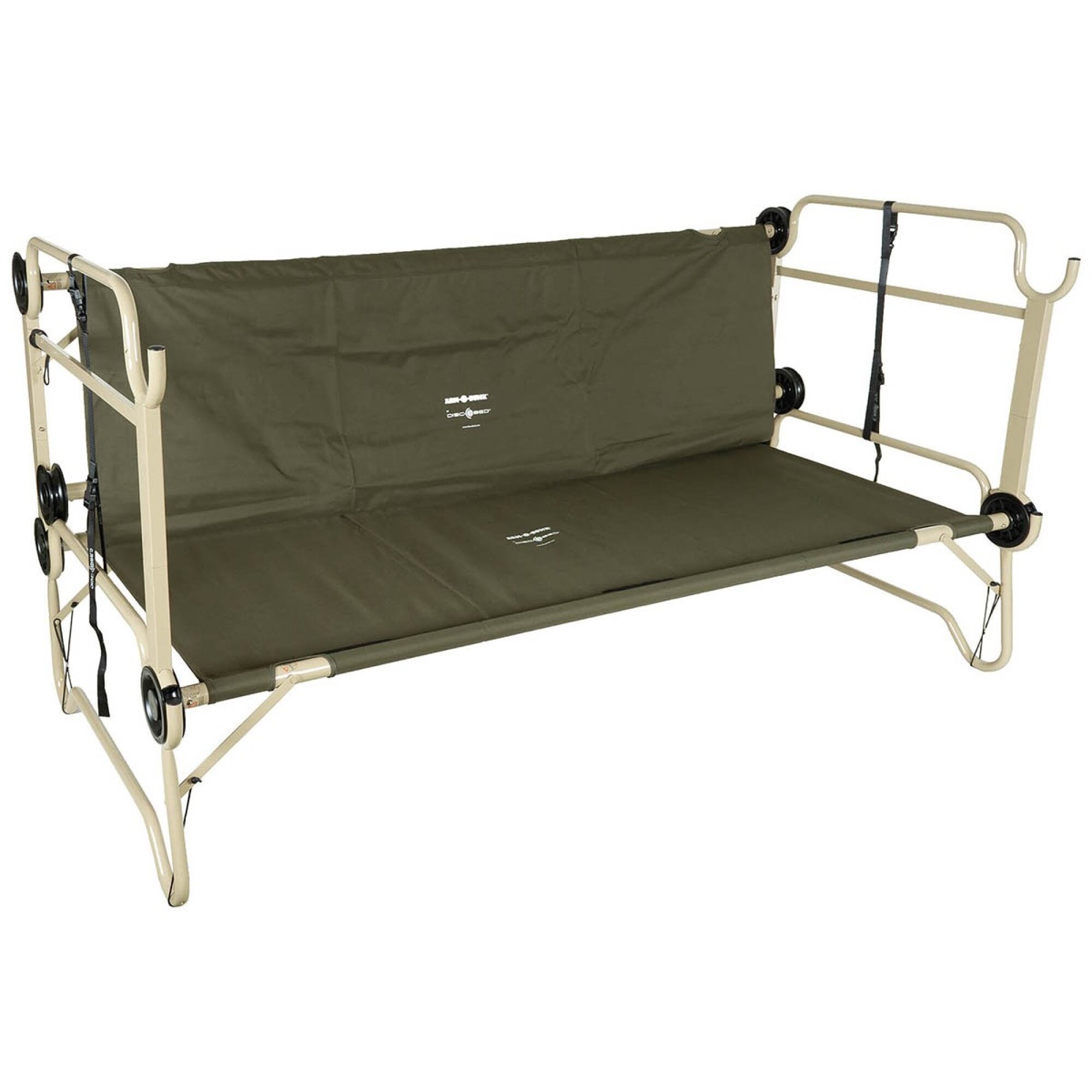 Feldbett,  Disc-O-Bed, "Arm-O-Bunk", m. Seitent.,  oliv – Bild 2