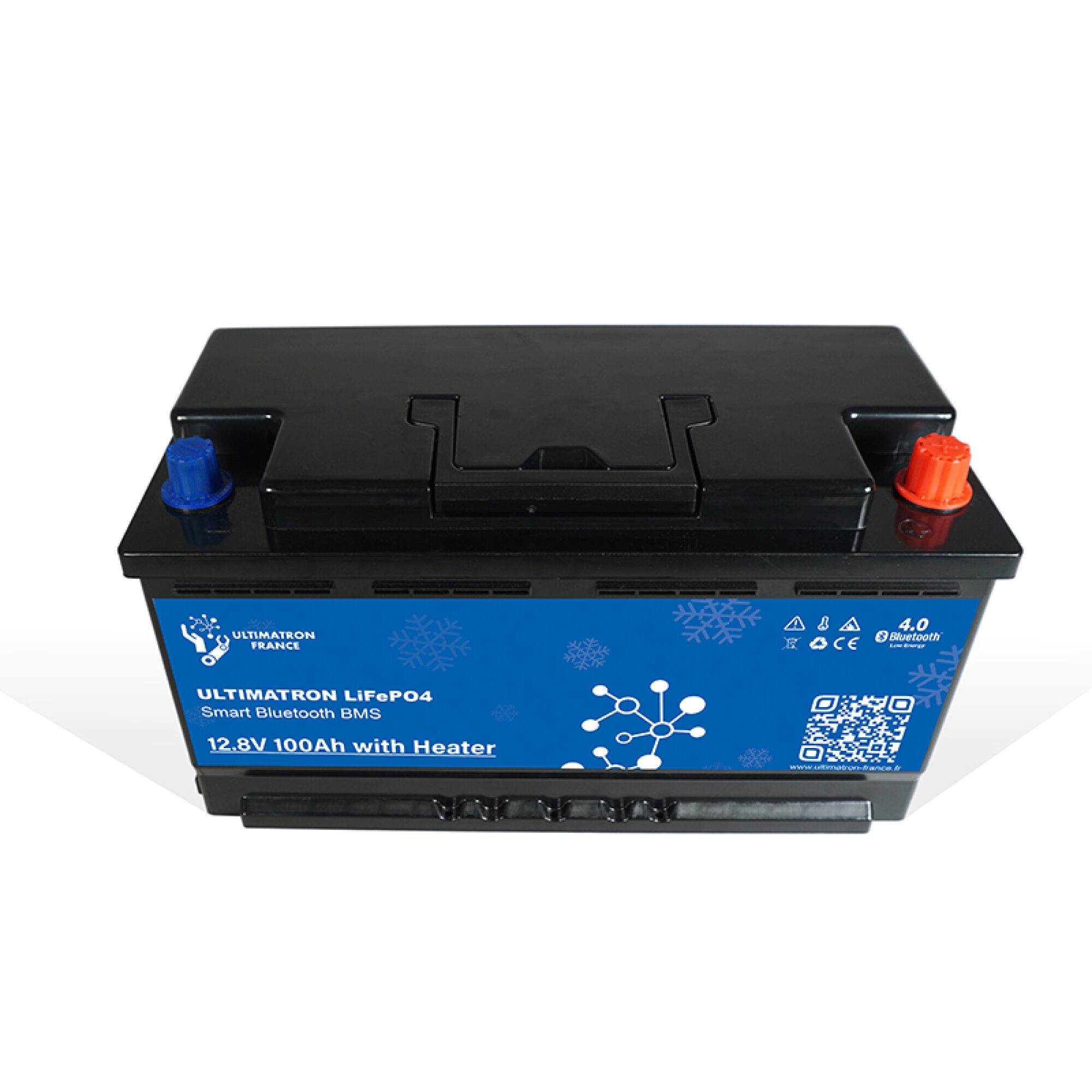 Ultimatron LiFePO4 Untersitz-12.8V-Heizung 100Ah Lithiumbatterie Smart BMS mit Bluetooth Wohnmobil Untersitzbatterie mit Heizung – Bild 6