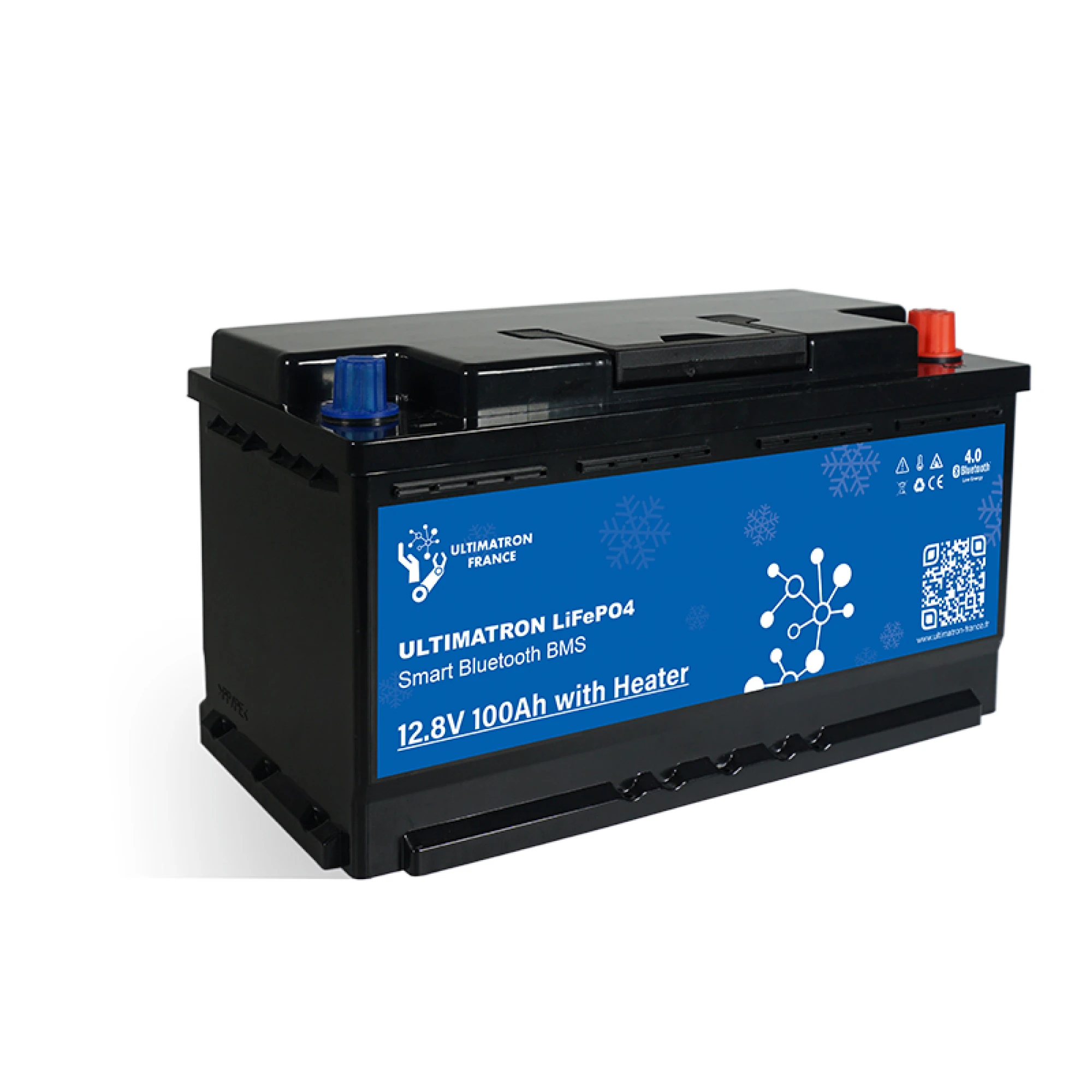 Ultimatron LiFePO4 Untersitz-12.8V 100Ah Lithium Batterie Smart BMS mit Bluetooth Wohnmobil Untersitzbatterie – Bild 7