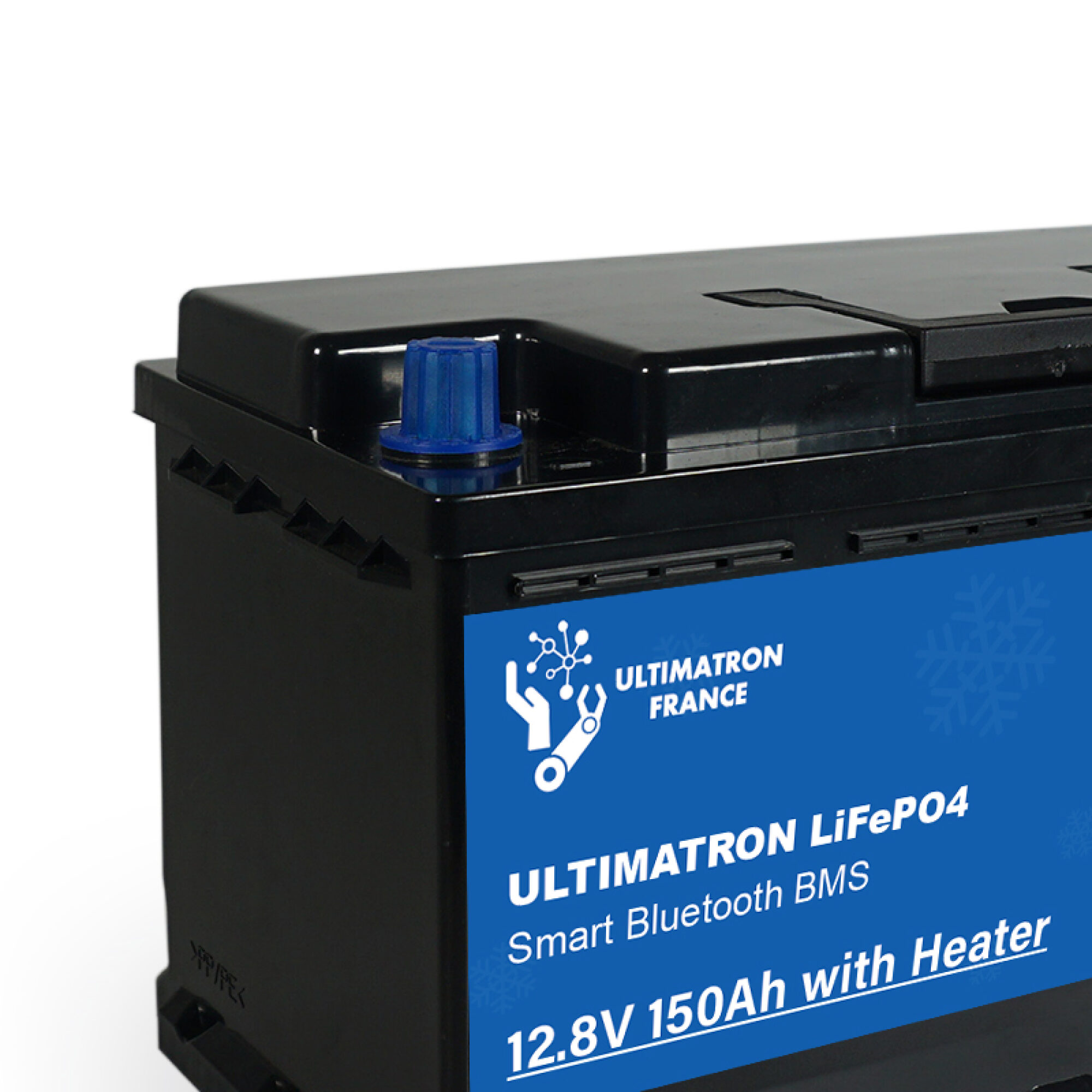 Ultimatron LiFePO4 Untersitz-12.8V 150Ah Lithiumbatterie Smart BMS mit Bluetooth Wohnmobil Untersitzbatterie