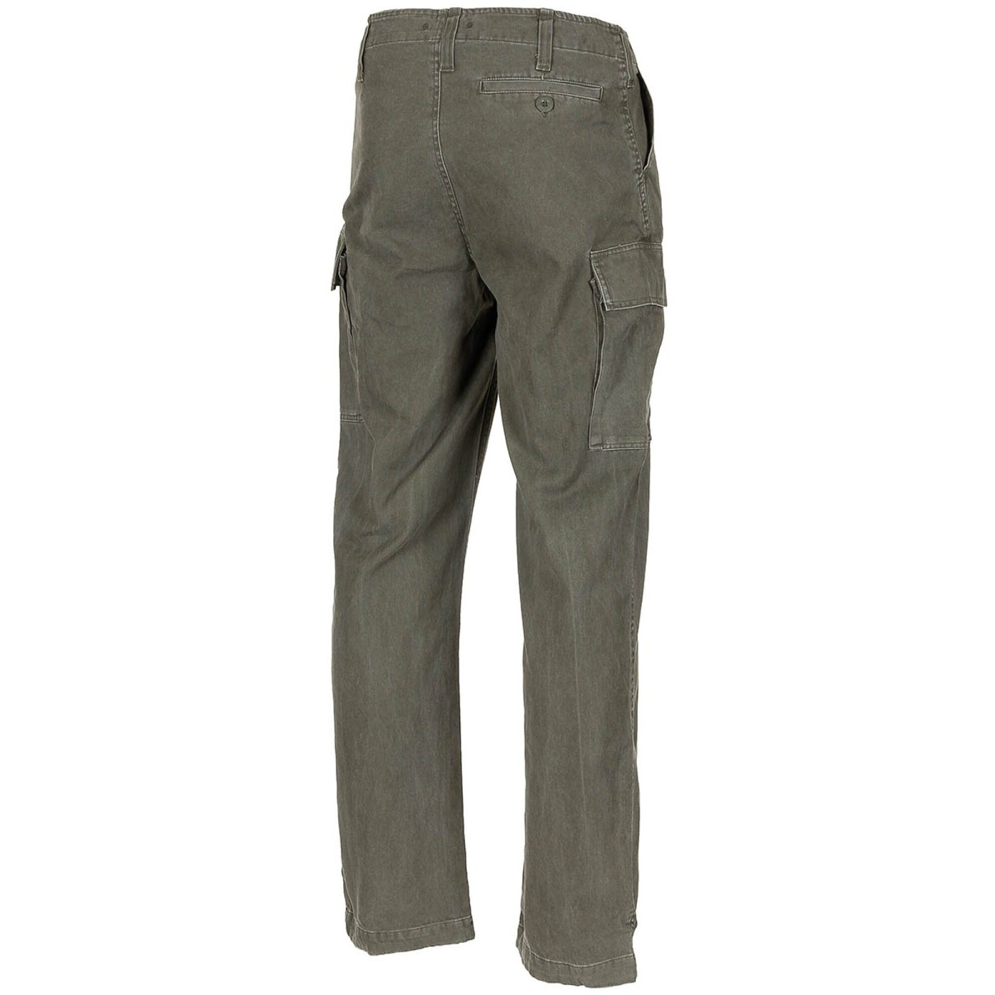 Moleskinhose,  oliv-stonewashed – Bild 2