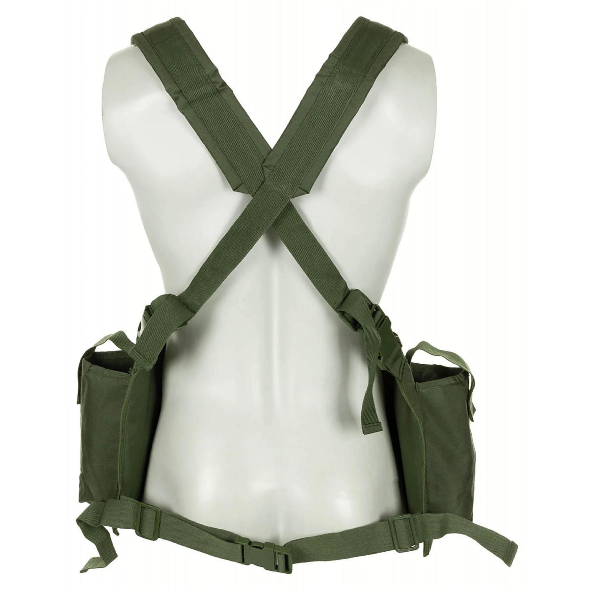 Chest Rig,  9 Taschen, oliv – Bild 2