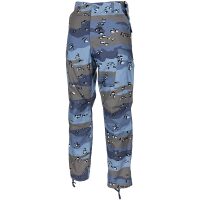 US Kampfhose,  BDU,  Rip Stop, chocolate chip blue camo