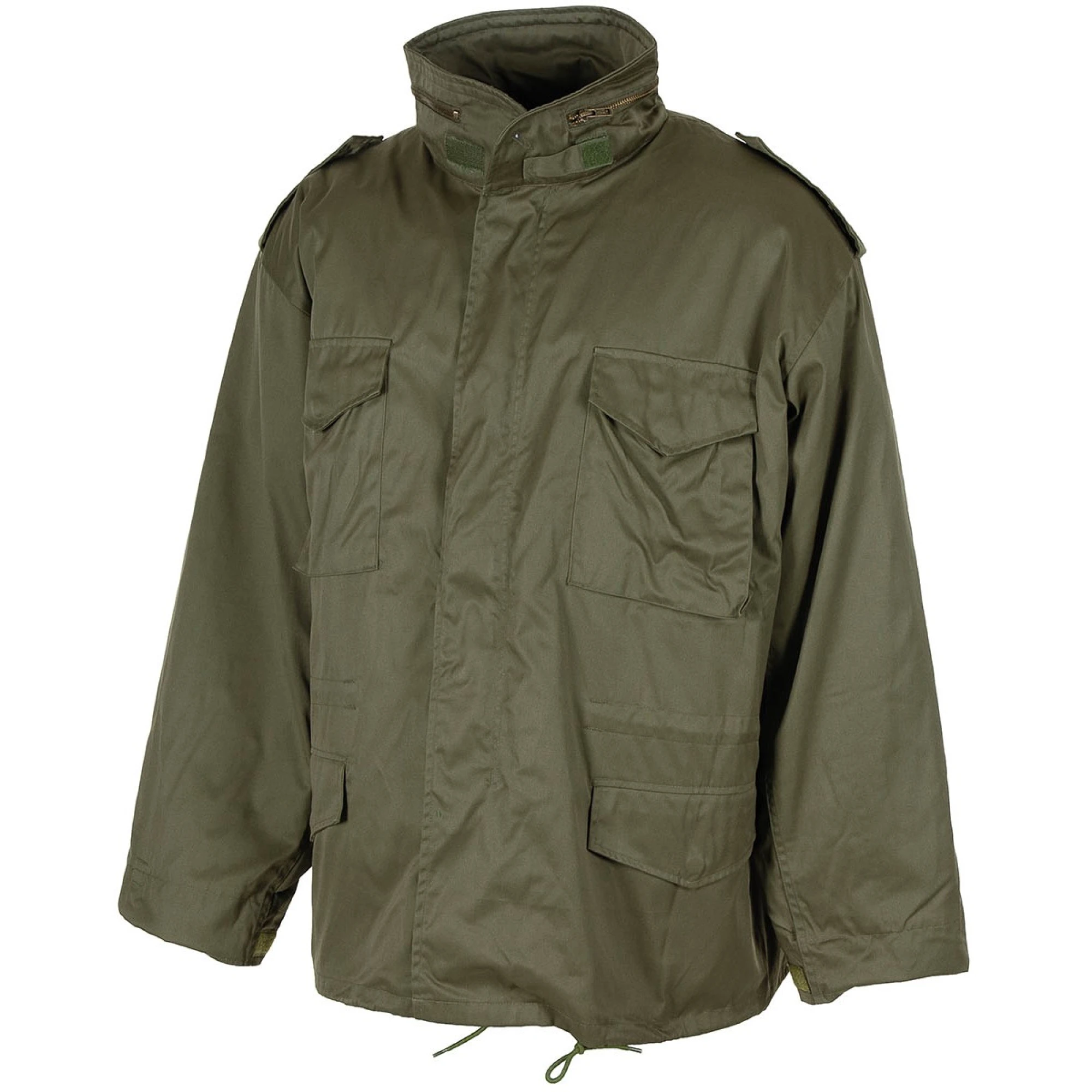 US Feldjacke M65,  oliv, m. auskn. Steppfutter