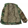 US Feldjacke M65,  woodland, m. auskn. Steppfutter – Bild 5
