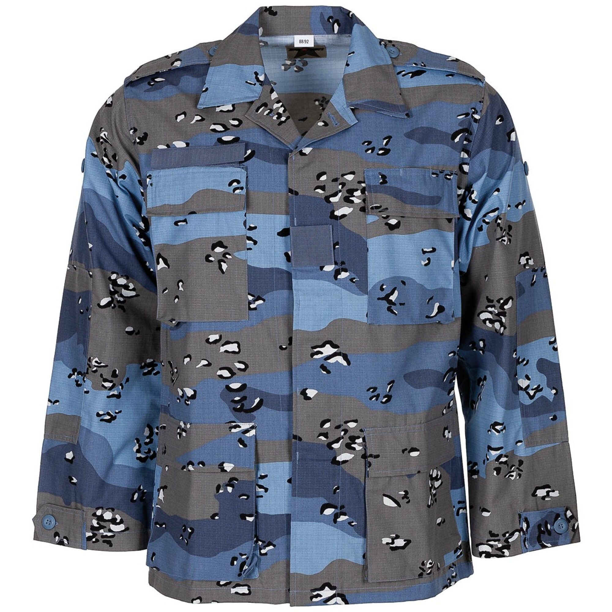 US BDU Feldjacke,  Rip Stop, chocolate chip blue camo
