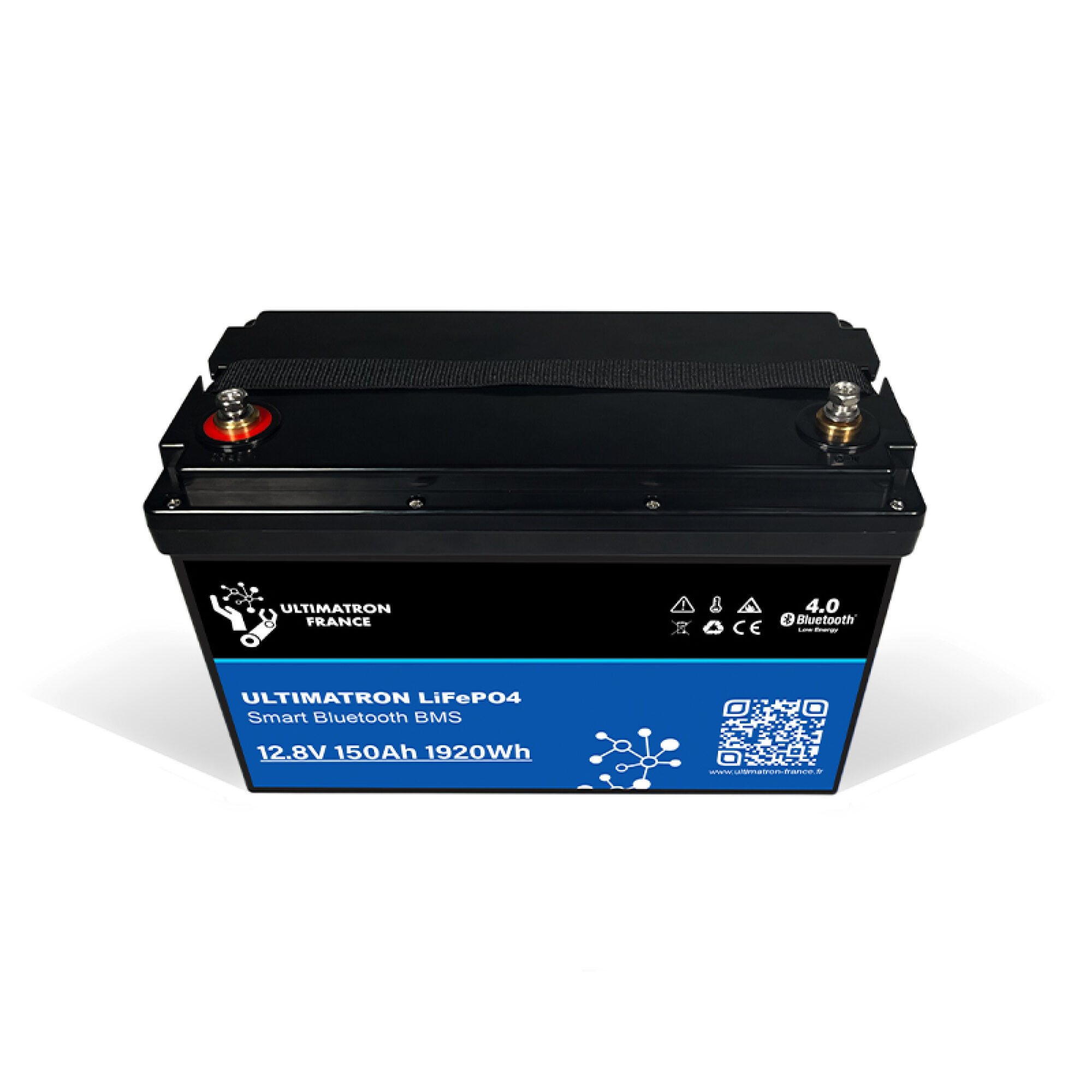 Ultimatron LiFePO4 12.8V 150Ah-PRO Lithium Batterie Smart BMS mit Bluetooth