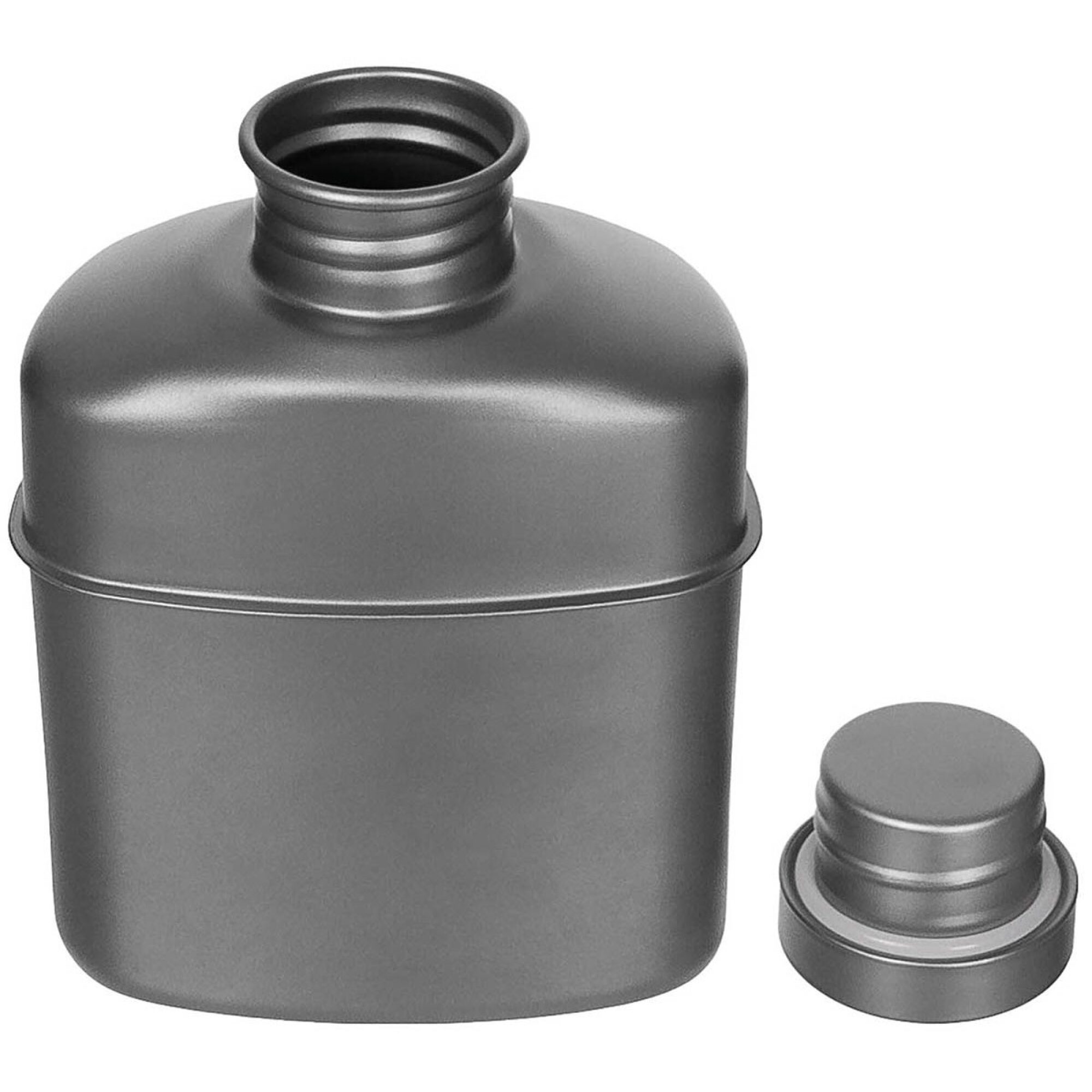 Trinkflasche,  Titan, ca. 1 l,  mit Tasche – Bild 2