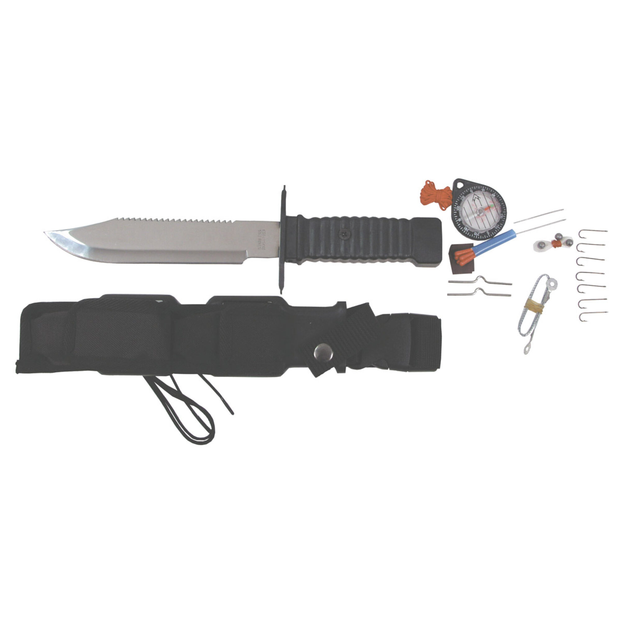 Fahrtenmesser,  "Ranger 11", Ledergriff,  Scheide