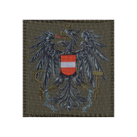 Wappen Österreich 50x54mm Oliv, Klett Patch