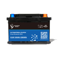 Ultimatron LiFePO4 Untersitz-12.8V 100Ah-PRO-LN3 Lithium Batterie Smart BMS mit Bluetooth Wohnmobil Untersitzbatterie