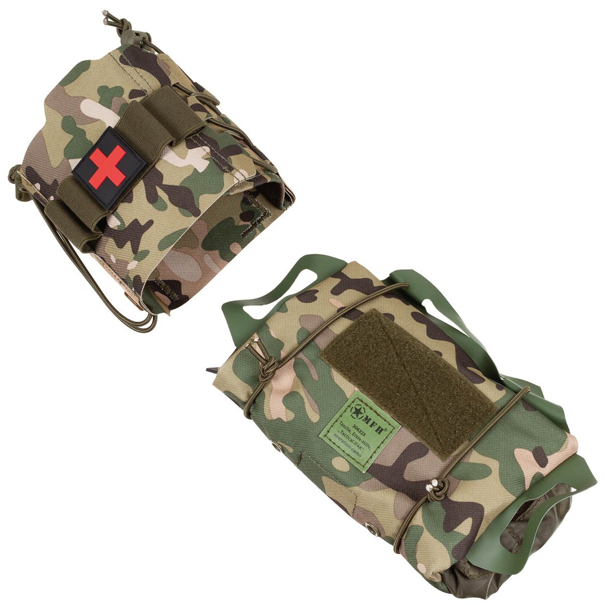 Tasche,  Erste-Hilfe, „Tactical IFAK“,  op.-camo