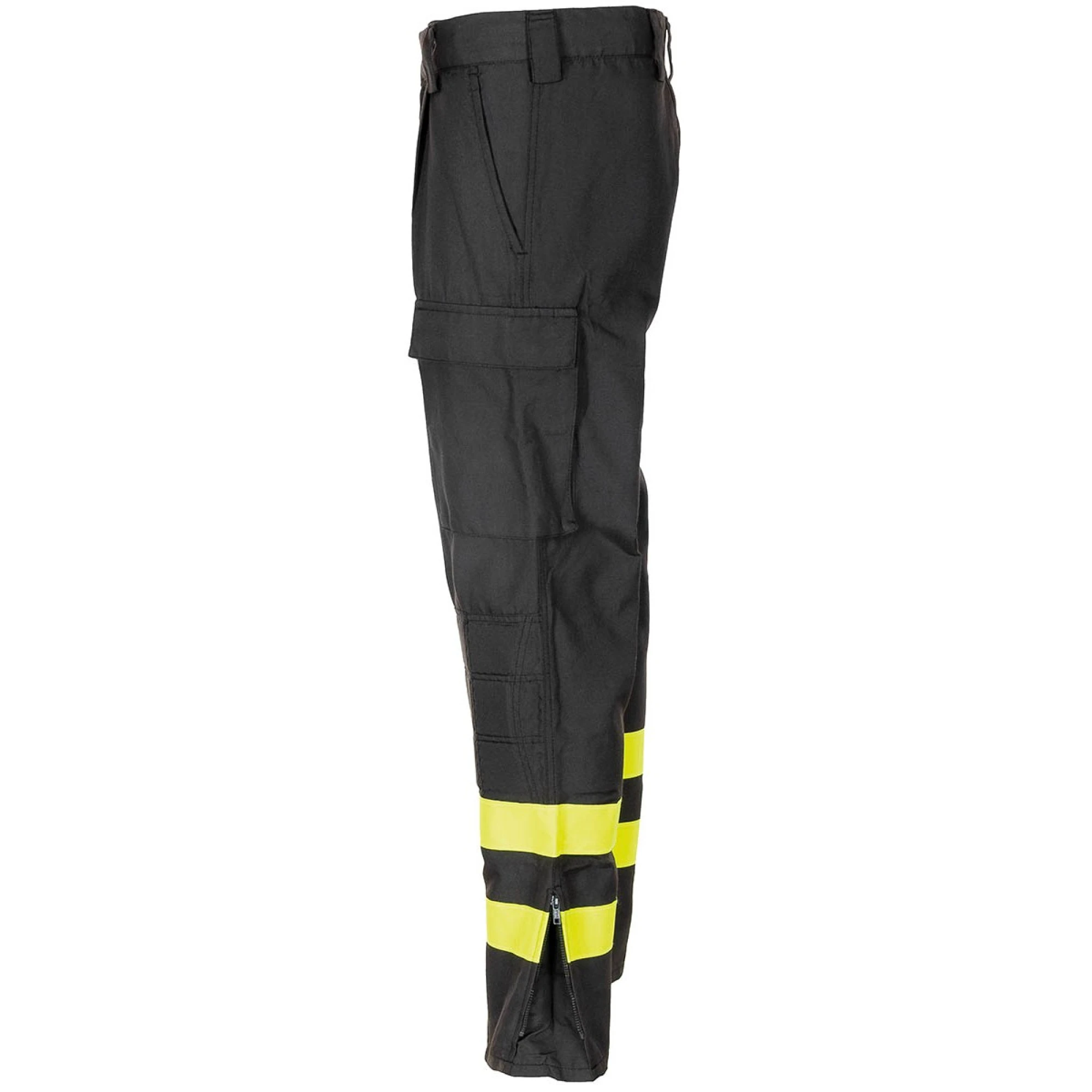 Ital. Feuerwehrhose,  schwarz, neuw. (5 Stück) – Bild 3