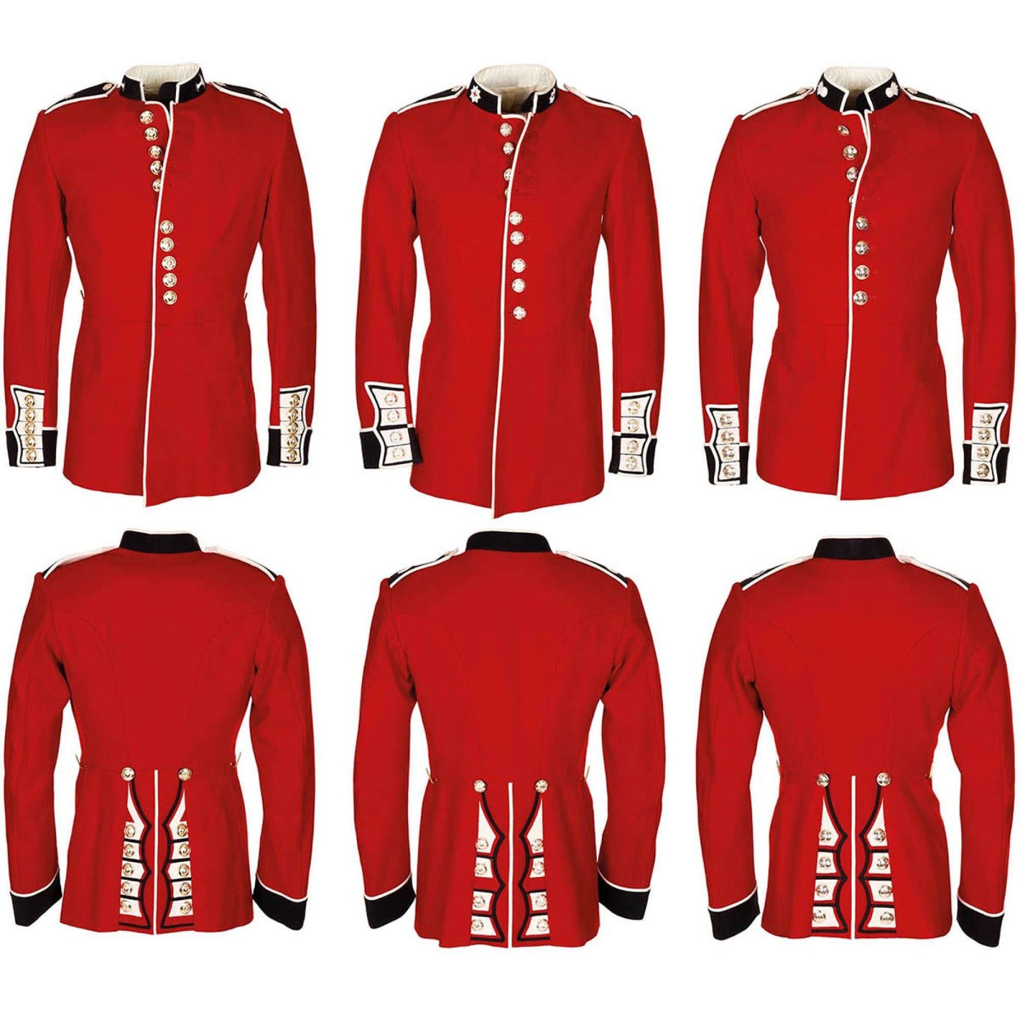 Brit. Paradejacke,  rot, neuw.