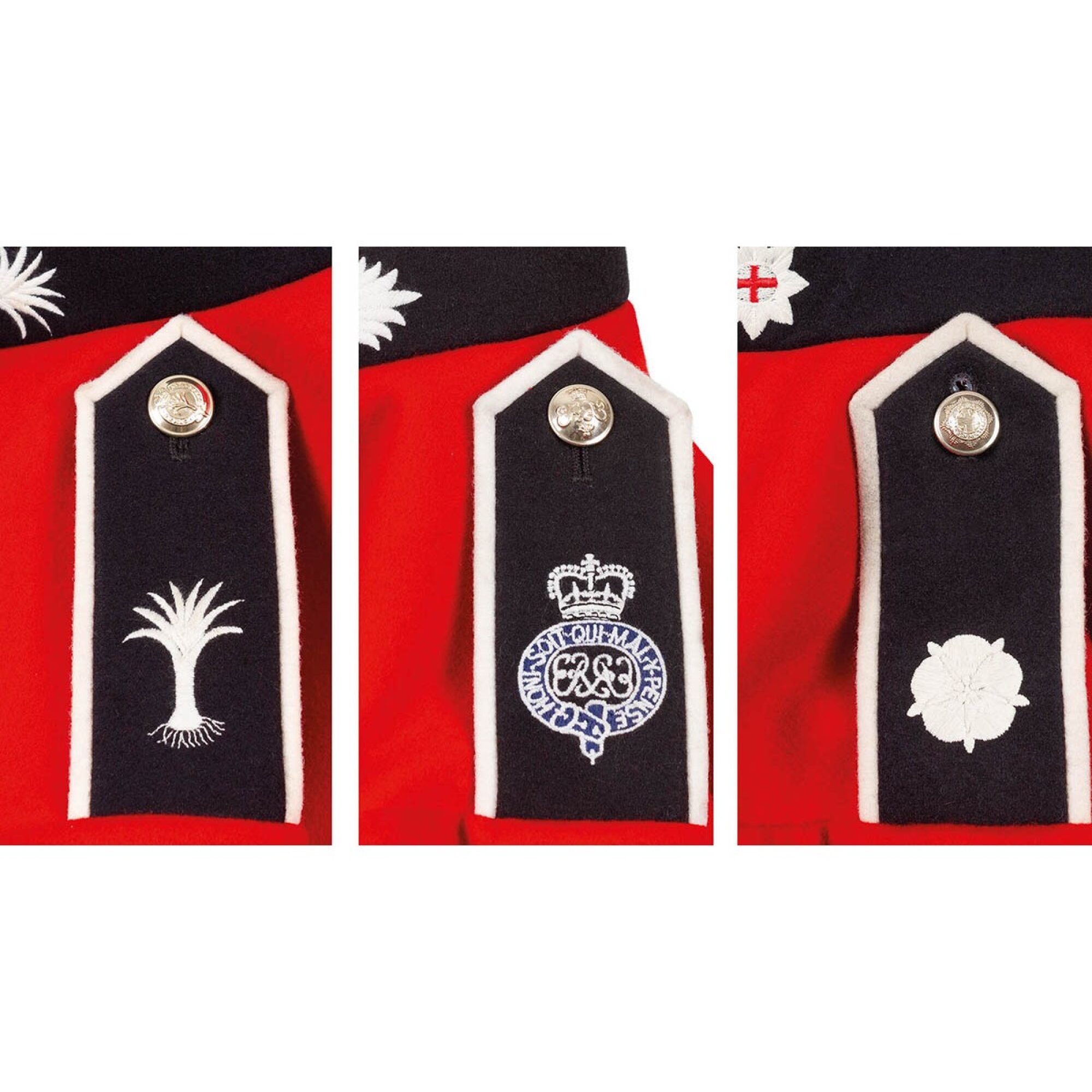 Brit. Paradejacke,  rot, neuw. – Bild 3