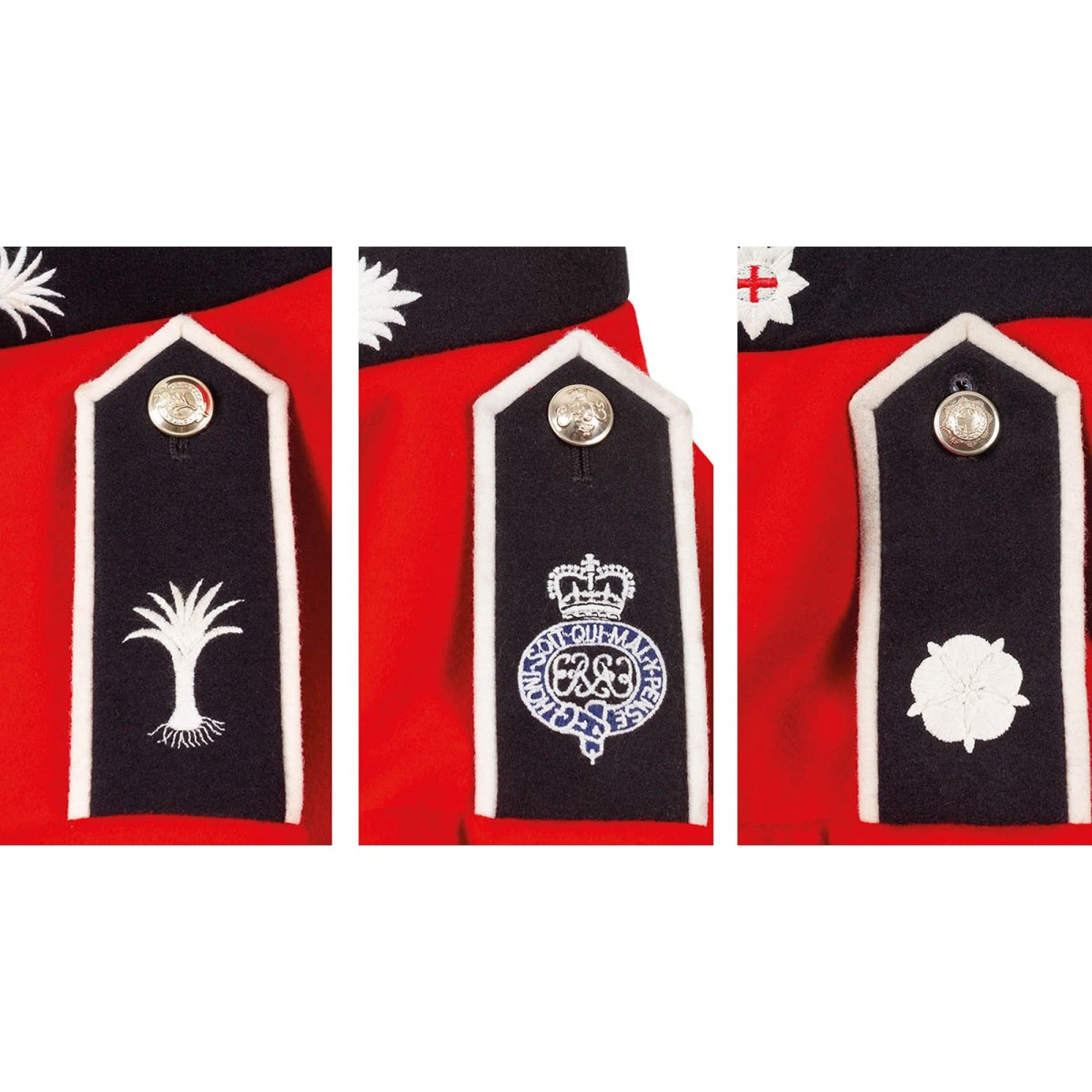 Brit. Paradejacke,  rot, neuw. – Bild 3