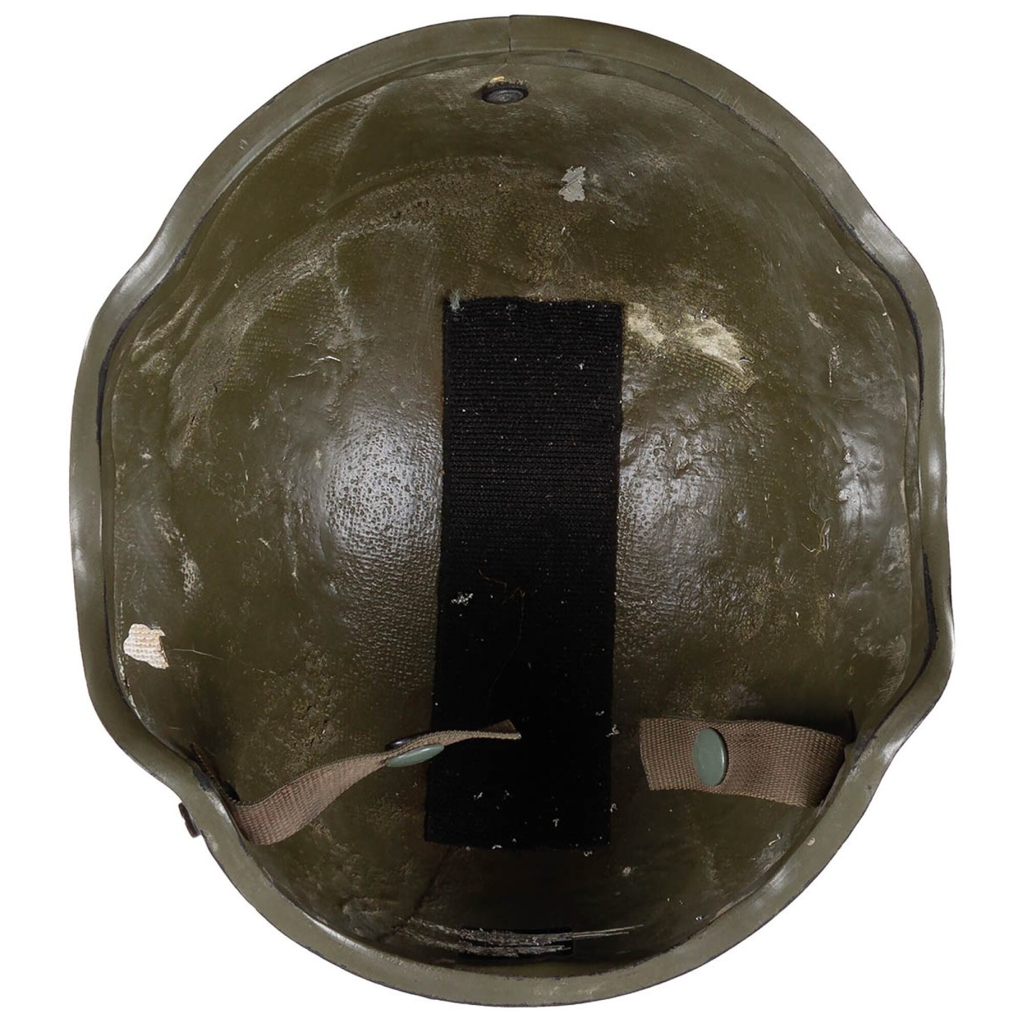 Ital. Helm FschJg,  Ballistik, O. INNENTEIL, gebr(EXP.BESCHR.) – Bild 3