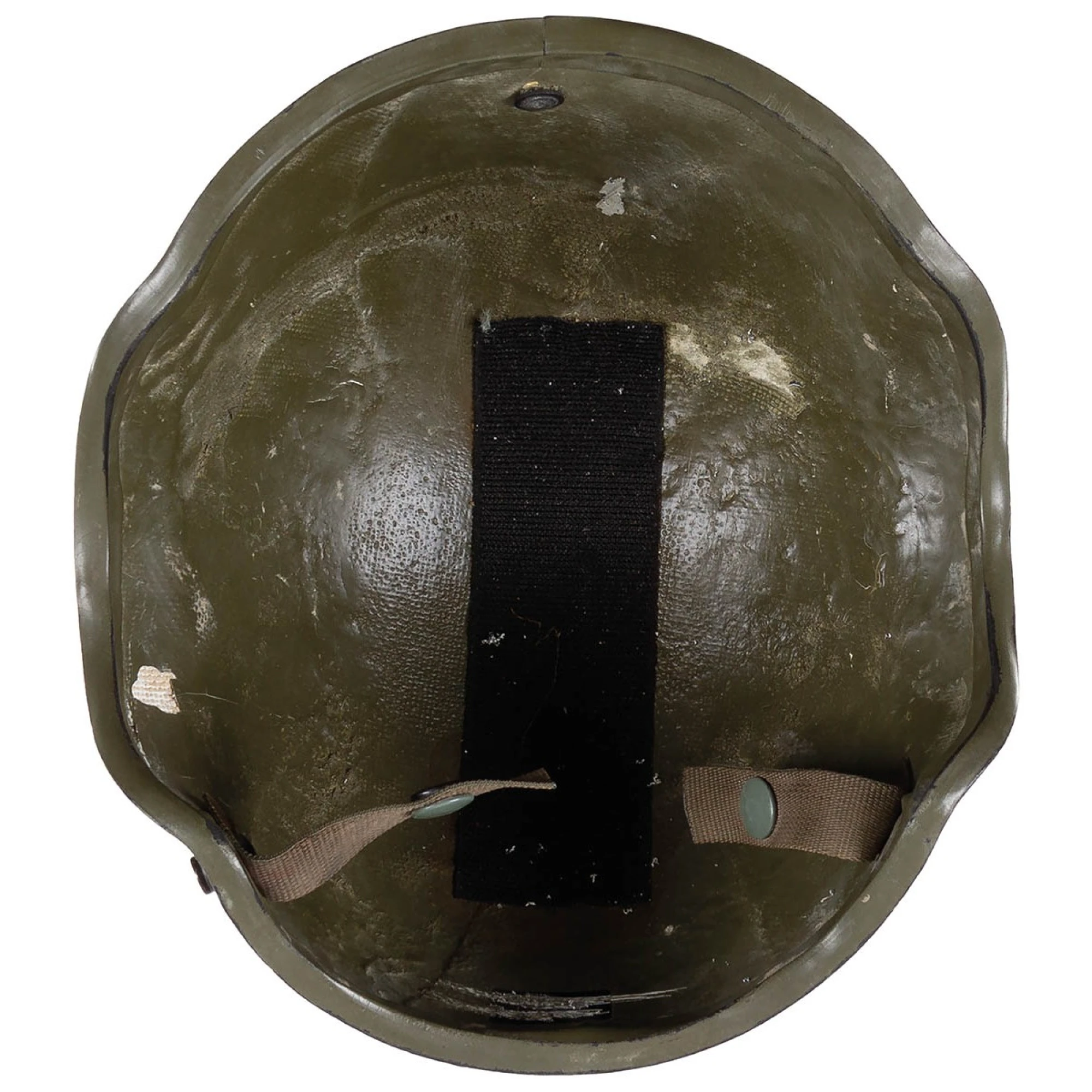 Ital. Helm FschJg,  Ballistik, O. INNENTEIL, gebr(EXP.BESCHR.) – Bild 3