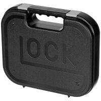 Pistolen-Koffer,  „Glock“, Kunststoff,  schwarz,  neuw.