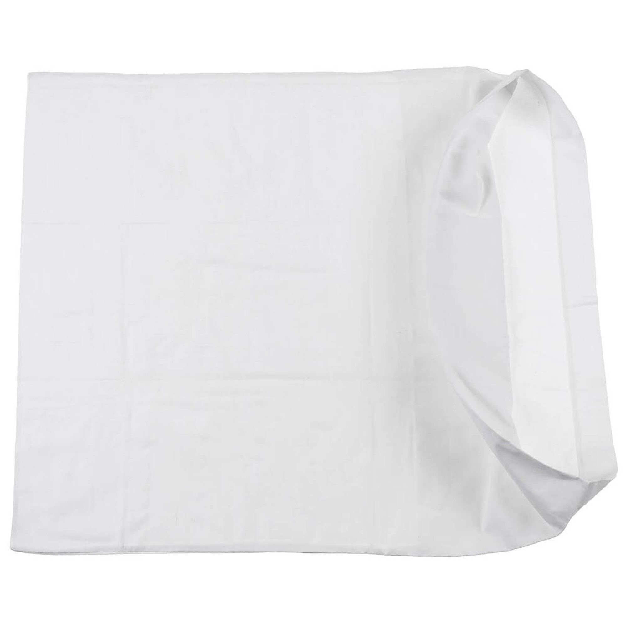 Schwed. Bezug für Kopfkissen, weiß,  ca. 63 x 57 cm,  neuw. (10 Stück) – Bild 2