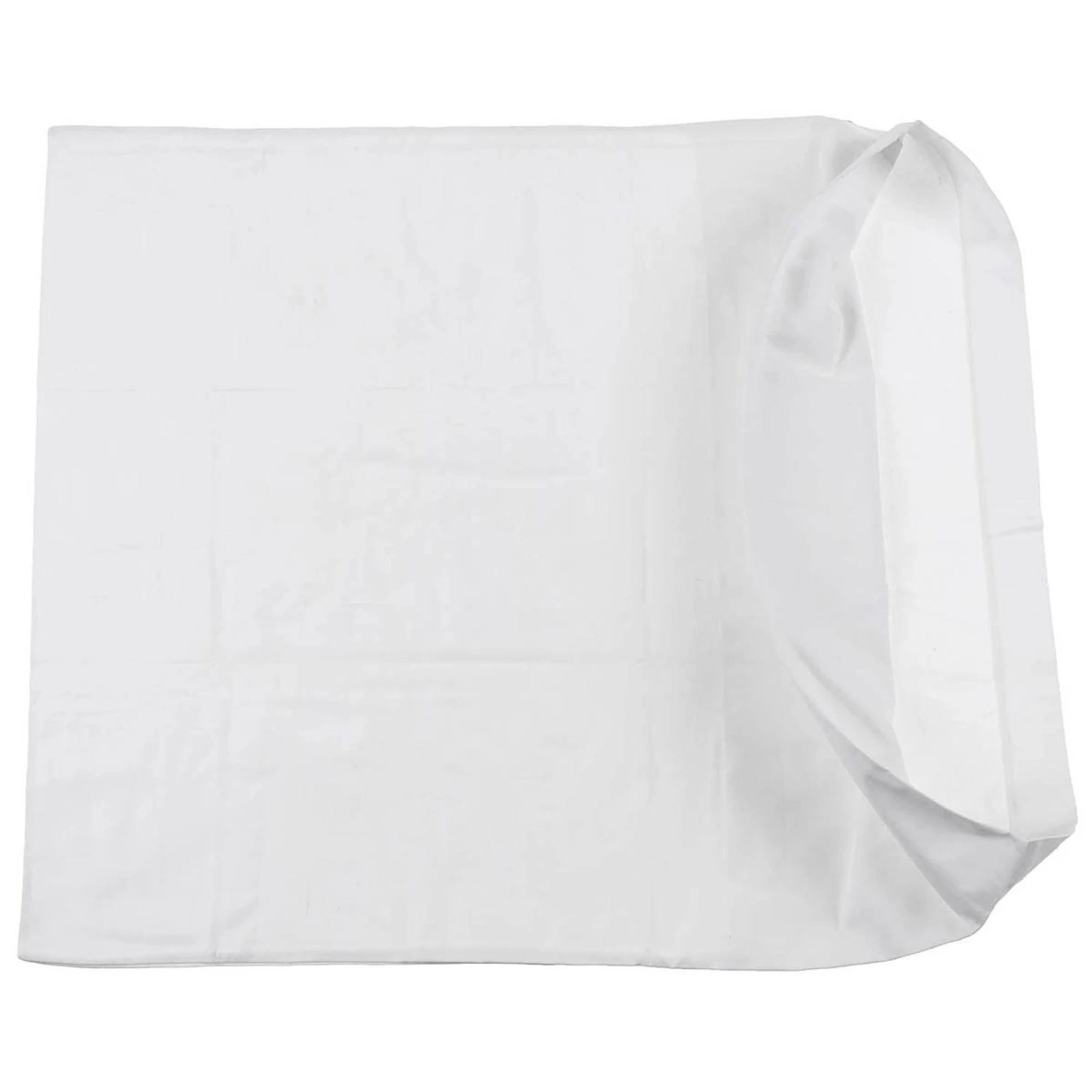 Schwed. Bezug für Kopfkissen, weiß,  ca. 63 x 57 cm,  neuw. (10 Stück) – Bild 2