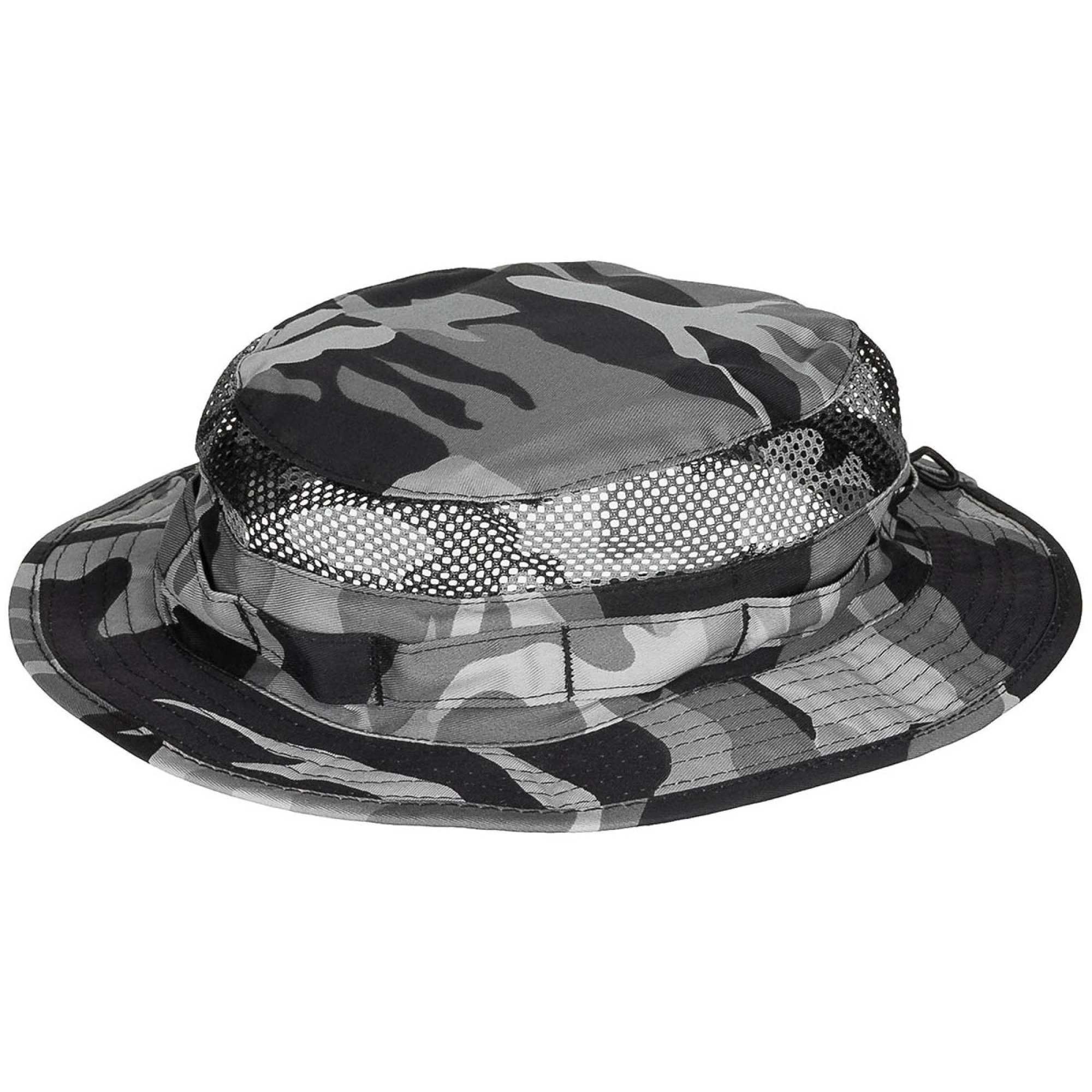 Buschhut,  "Mesh Boonie", grey camo