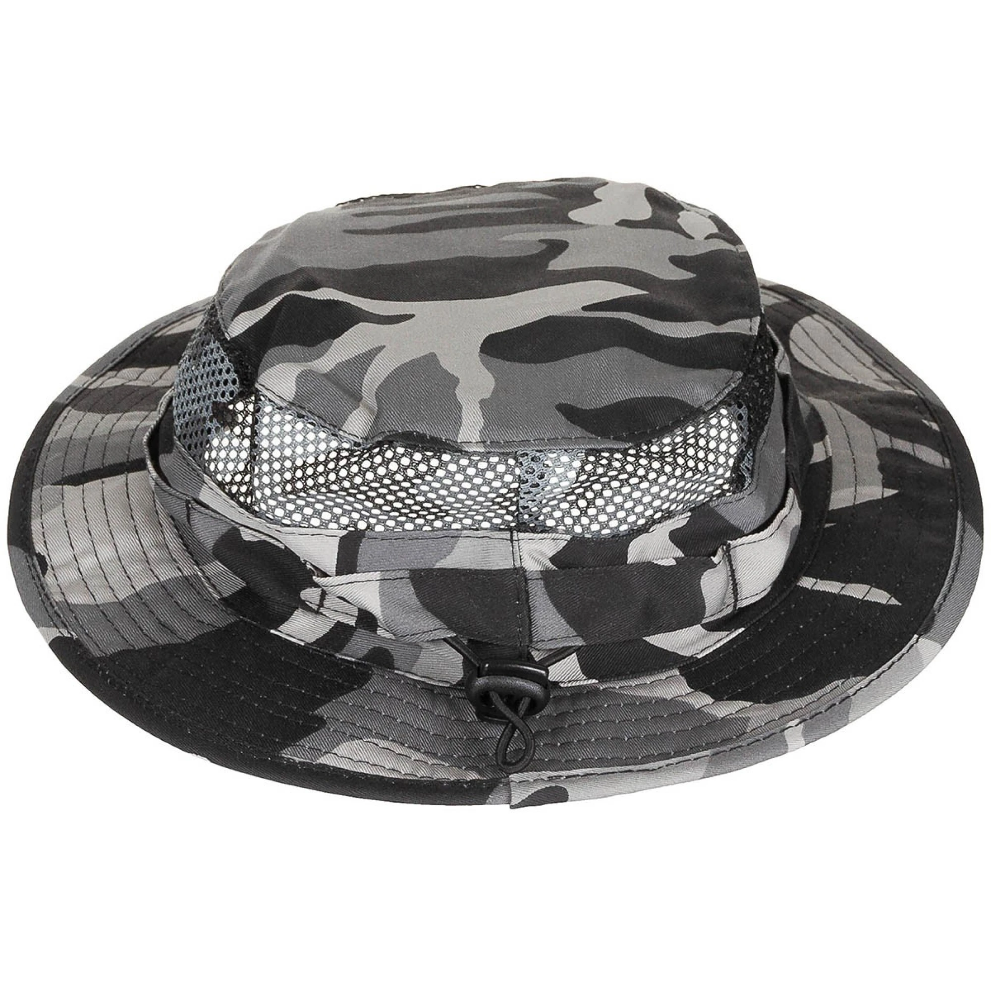 Buschhut,  "Mesh Boonie", grey camo – Bild 2
