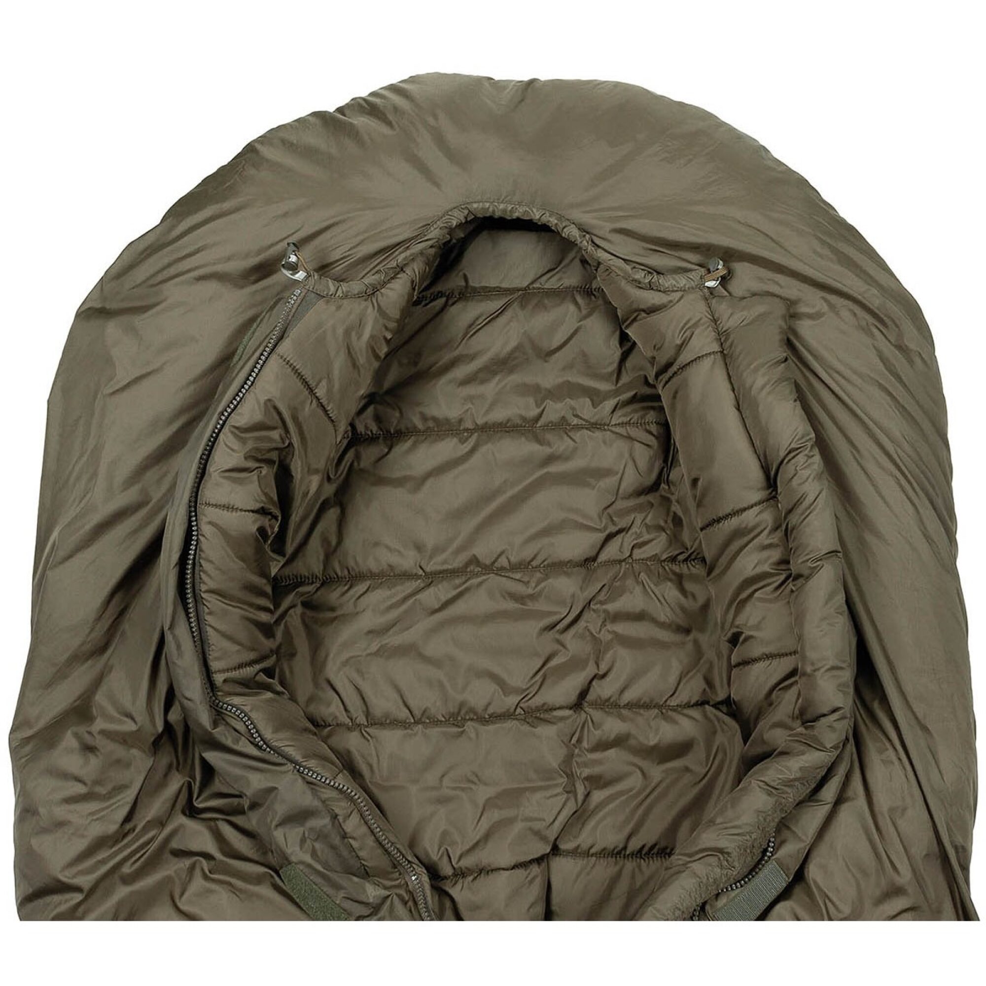 Mumienschlafsack,  "3 Seasons", oliv,  2-lagige Füllung – Bild 3