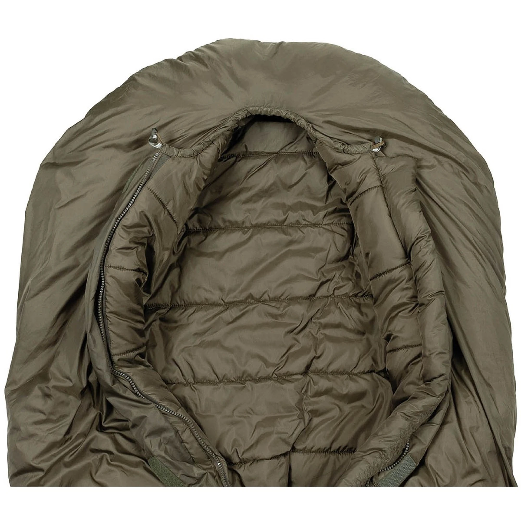 Mumienschlafsack,  "3 Seasons", oliv,  2-lagige Füllung – Bild 3