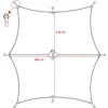 Plane,  "Hexagon-Tarp", oliv,  ca. 340 x 310 cm – Bild 5