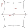 Plane,  "Hexagon-Tarp", flecktarn,  ca. 340 x 310 cm – Bild 5