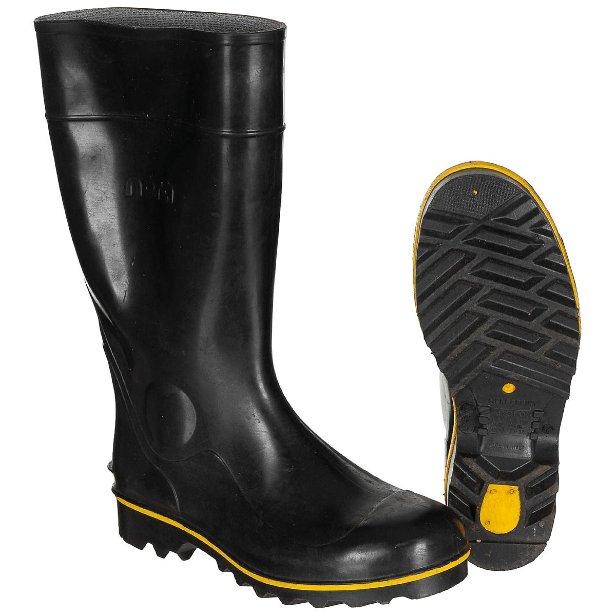 BW Gummistiefel,  schwarz, neuw.,  mit Lagerspuren (5 Stück)