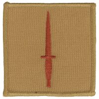 Brit. Stickabzeichen,  khaki, „ROYAL NAVY COMMANDO“,  neuw. (10 Stück)