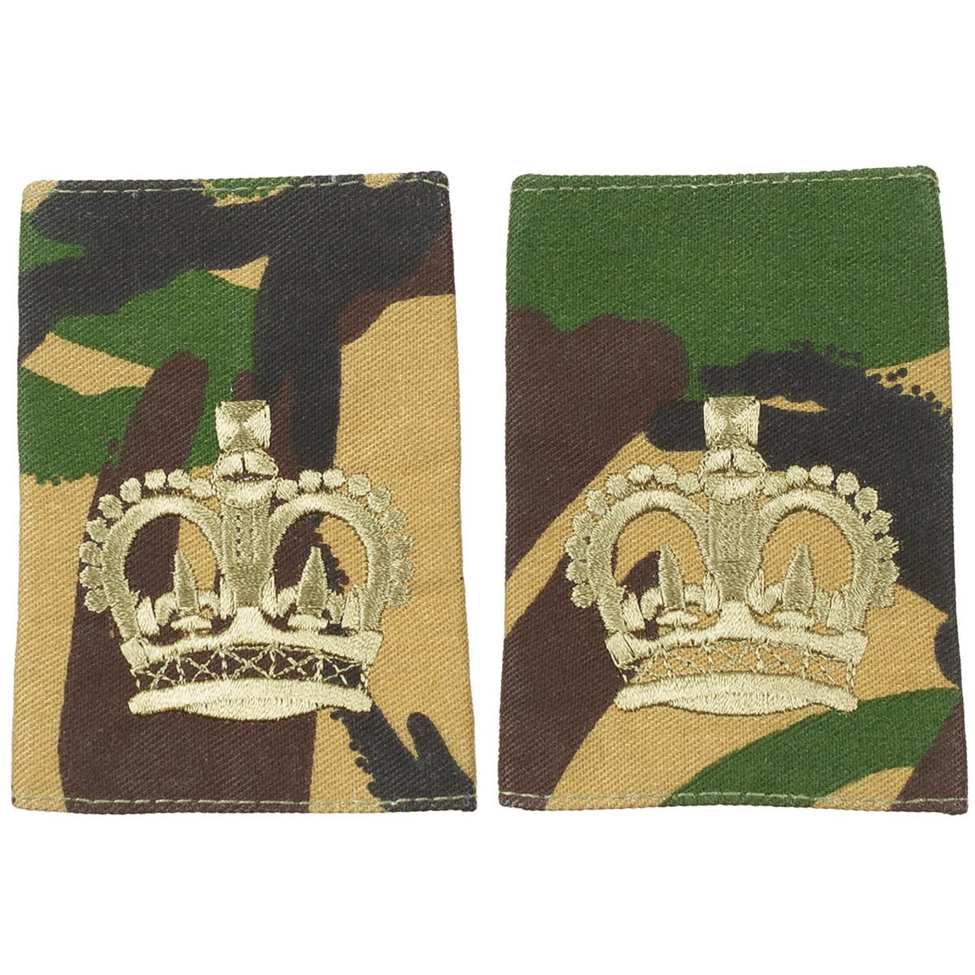 Brit. Schulterklappen,  DPM, 10 Paar,  WARRANT OFFICER 2