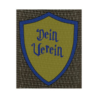Wappen Verein 50mm Oliv, Klett Patch