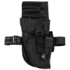 Pistolenbeinholster,  schwarz, "Tactical",  rechts